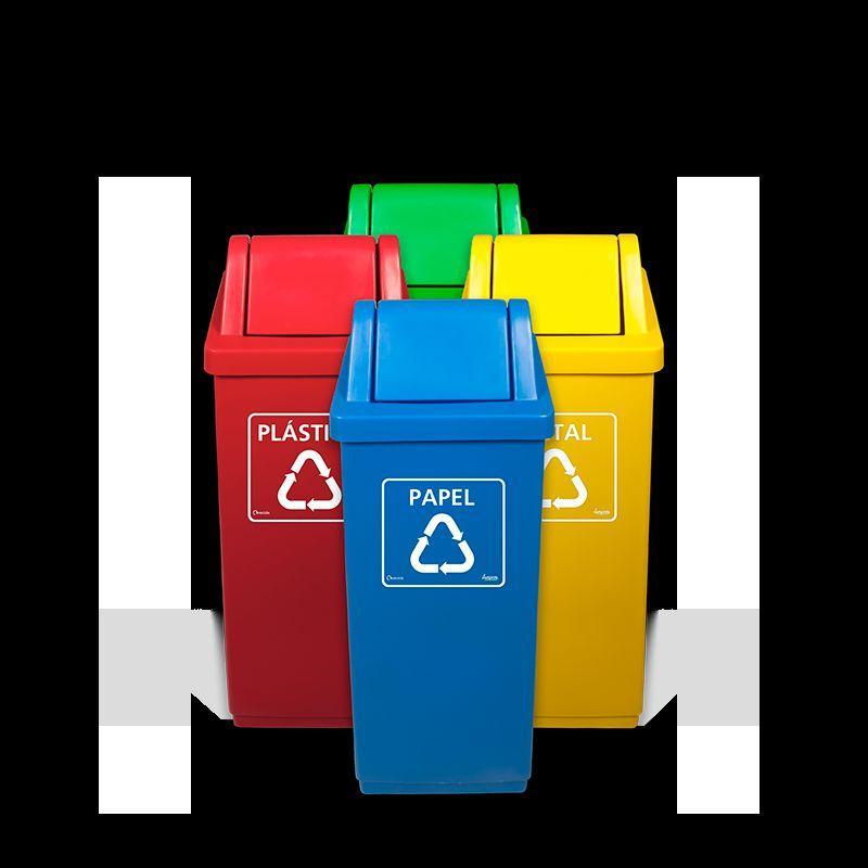 Coletores de lixo reciclável