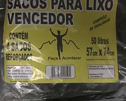 Saco De Lixo Preto 50 Litros Saco De Lixo Preto 50 Litros